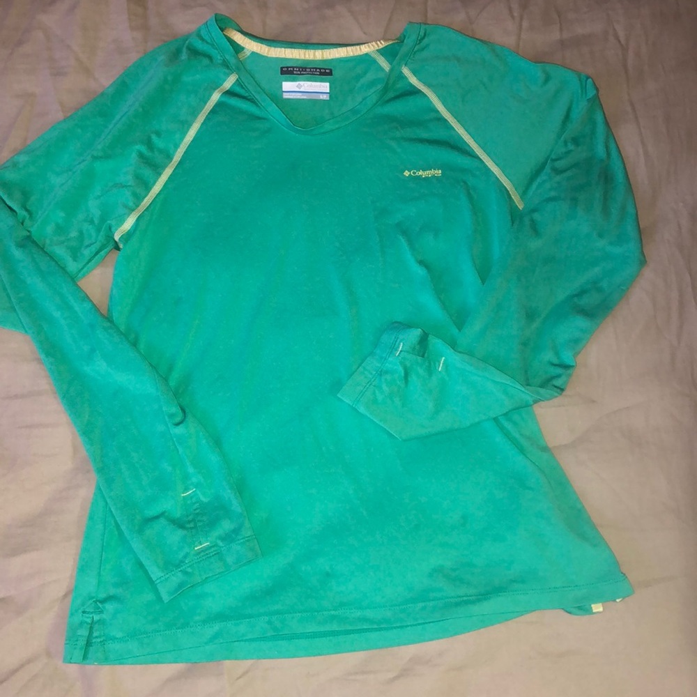 Columbia Green Sun Shirt
